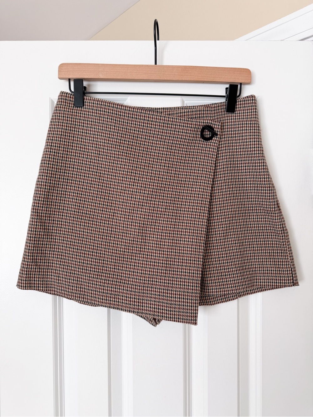 Mango Checkered Plaid Skort